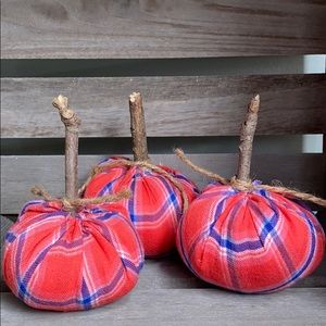 💰final discount💰Handmade fabric pumpkins